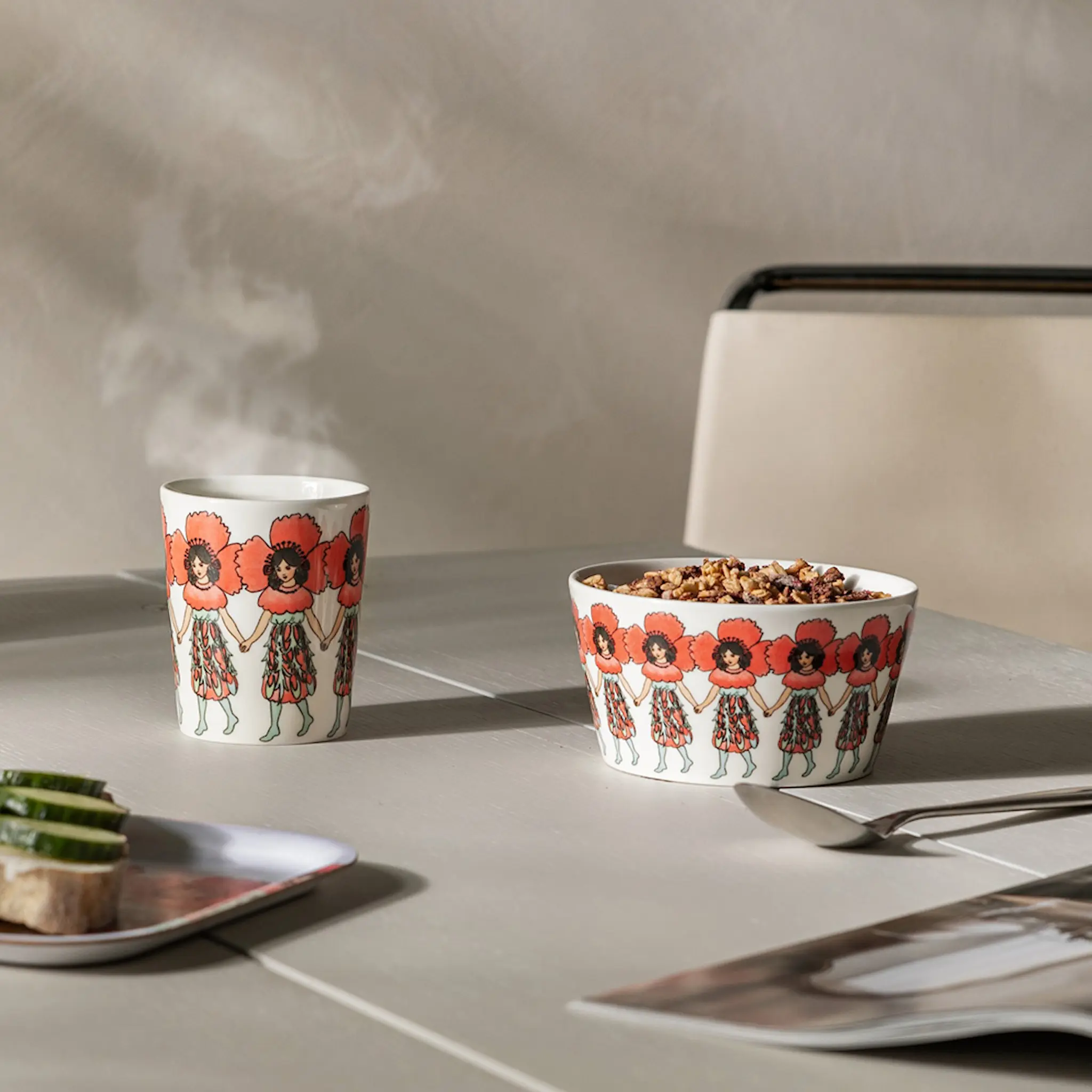 Design House Stockholm Elsa Beskow Mugg 28 cl Vallmo