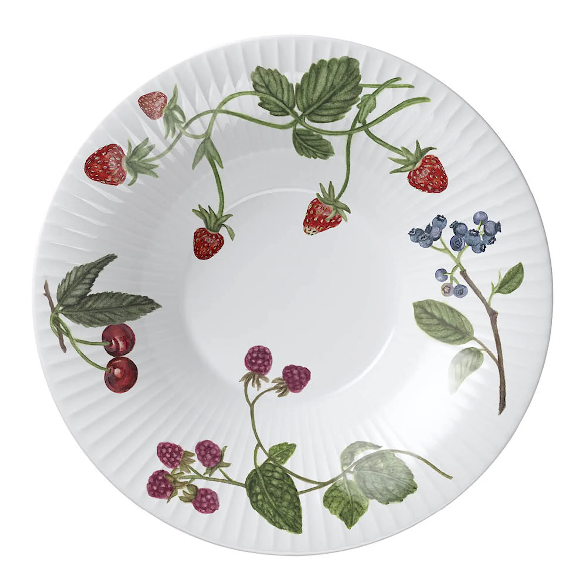 Kähler Hammershøi Summer djup tallrik 21 cm summer berries