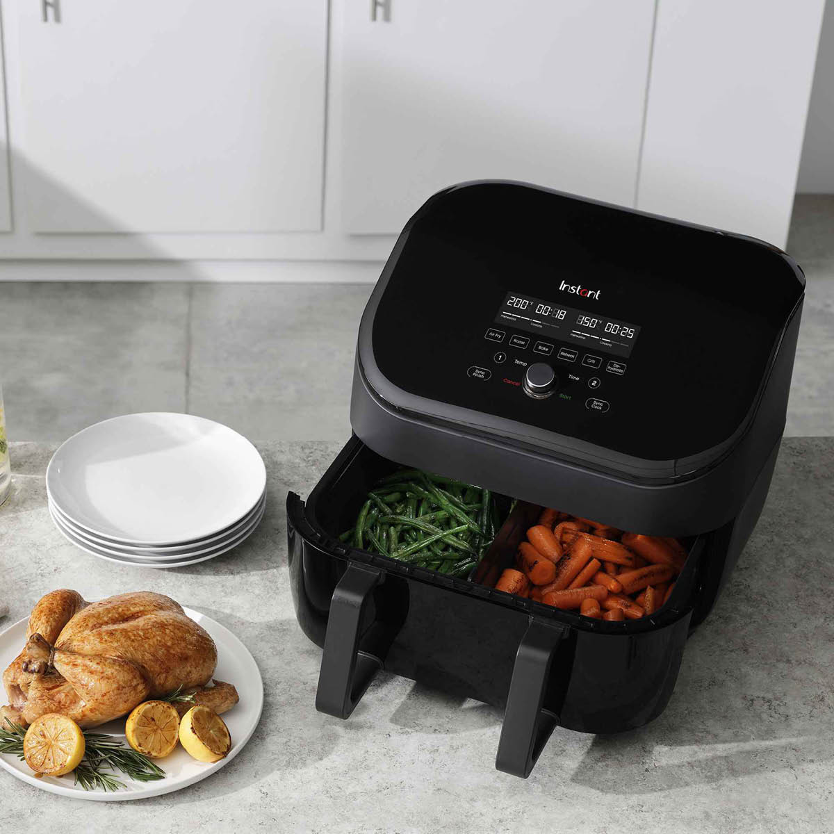 Instant Vortex VersaZone Dobbel airfryer 8,5L svart