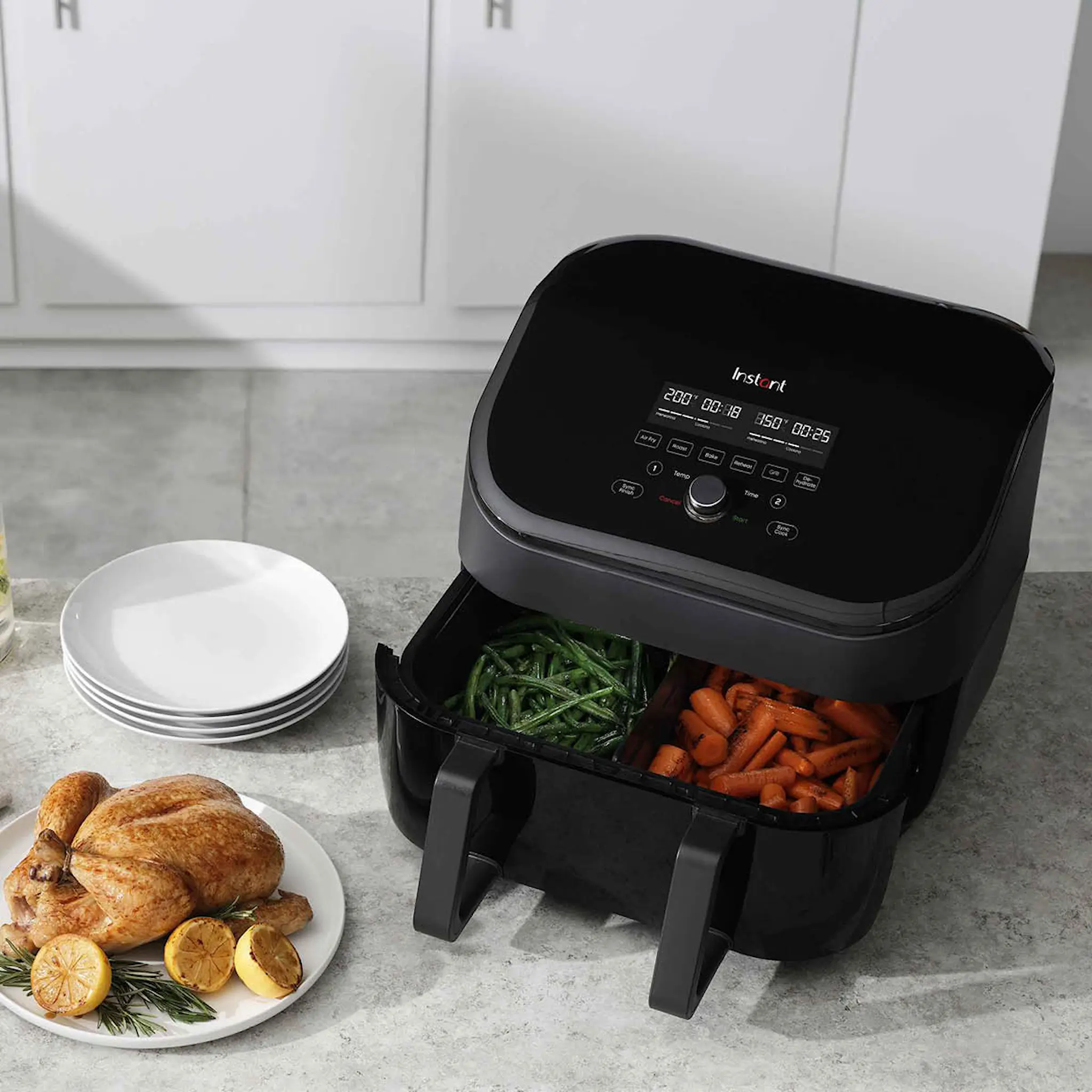 Instant Vortex VersaZone Dubbel airfryer 8,5 liter svart