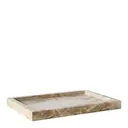 Vita bricka 20x30 cm Ljus rosa