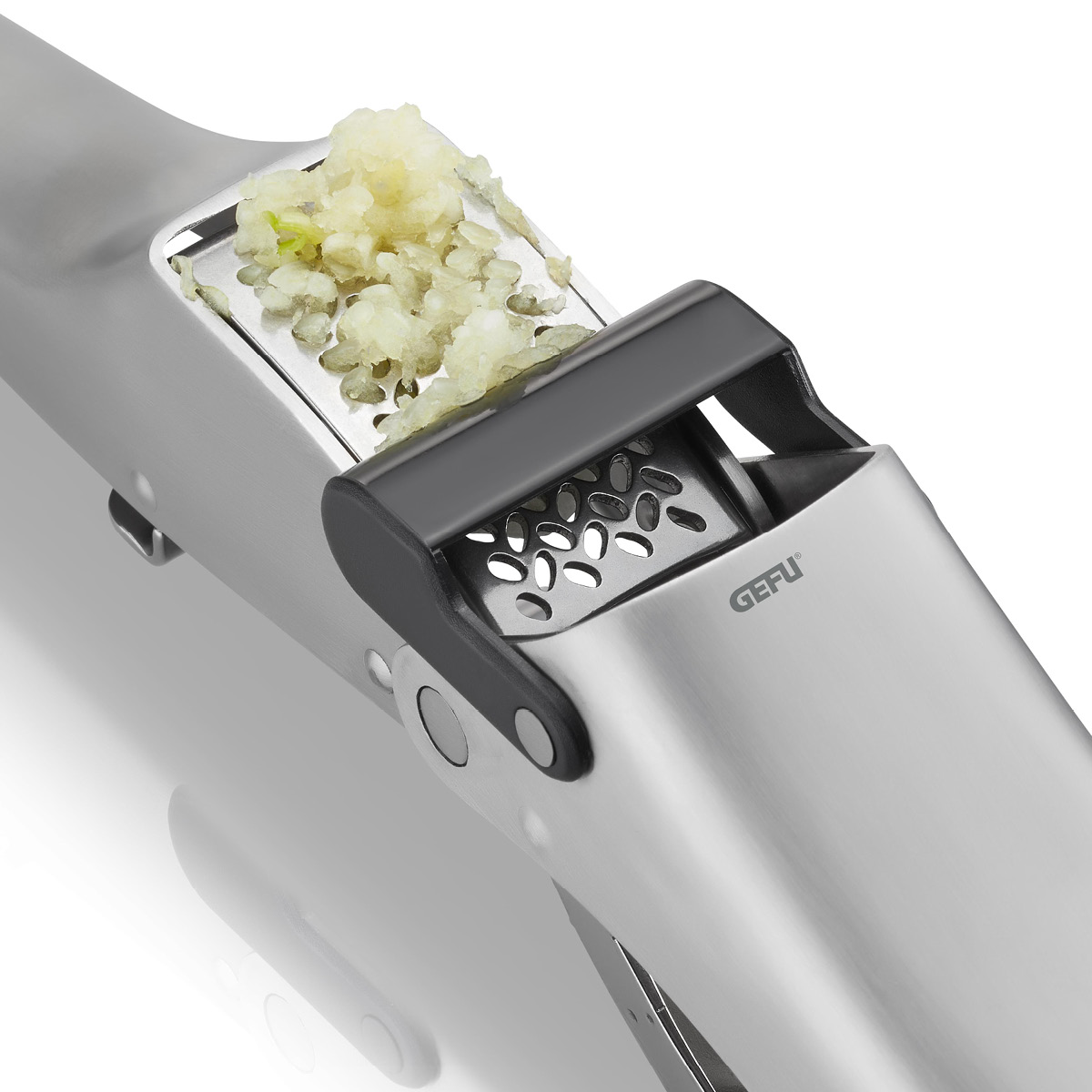 Gefu Garlico vitlökspress 20,6 cm stål/svart