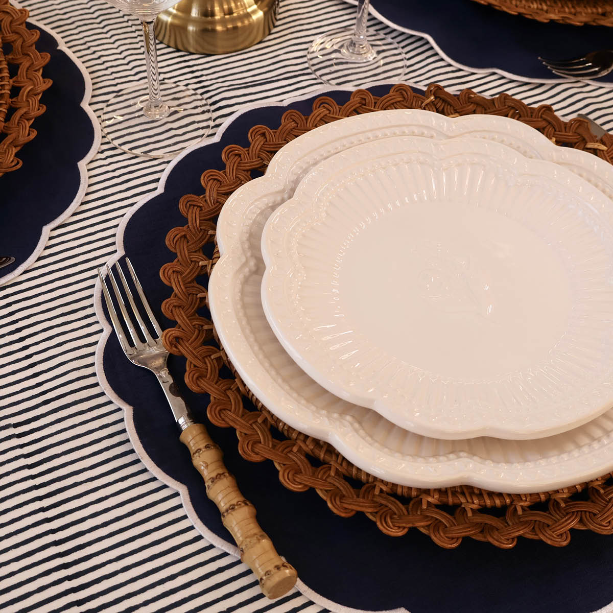 Von Norten Pöytäliina 270 cm Navy Soleil