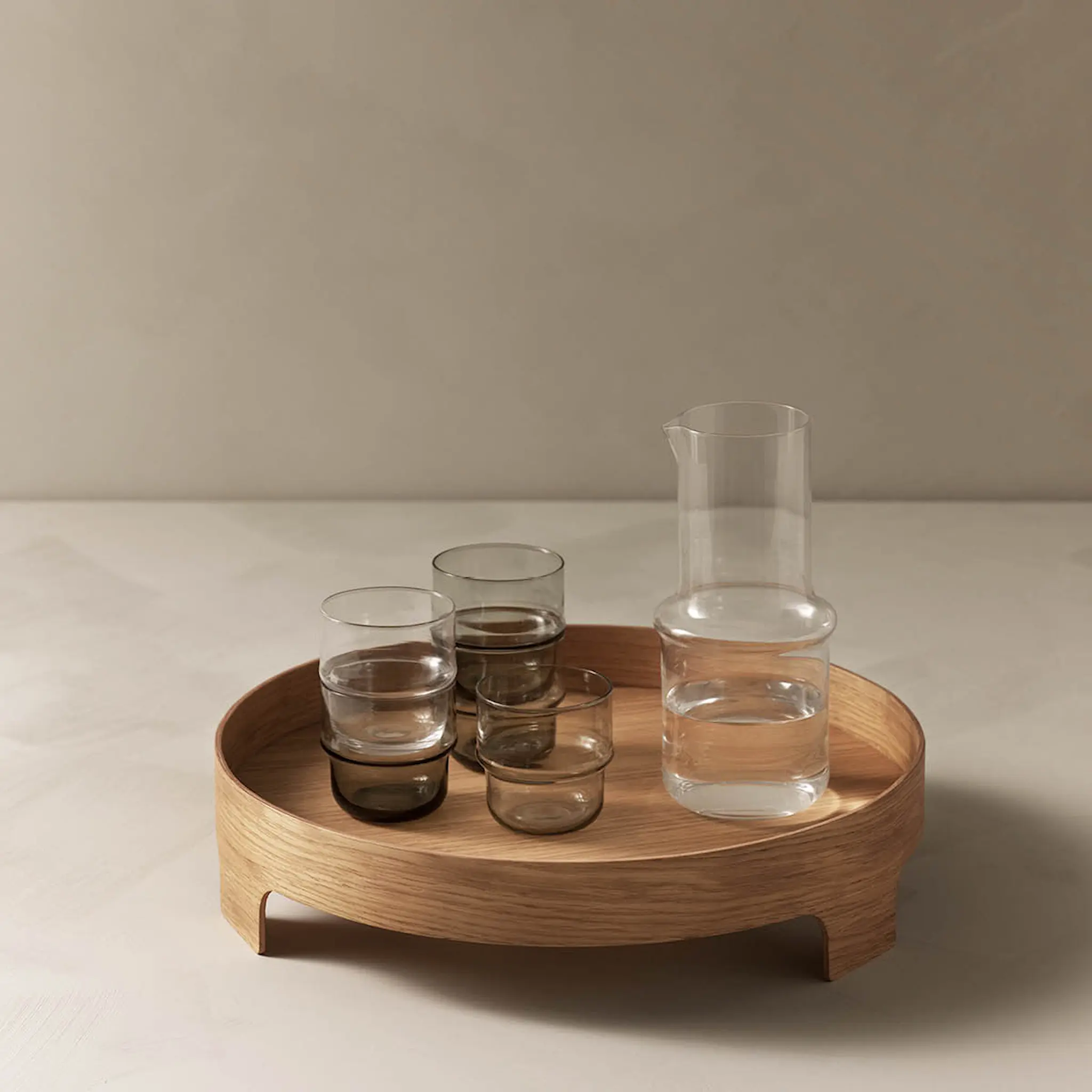 Design House Stockholm Unda Glas 2-pack Grå