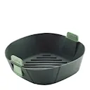 Silikonkorg L till airfryer 22x22 cm grå