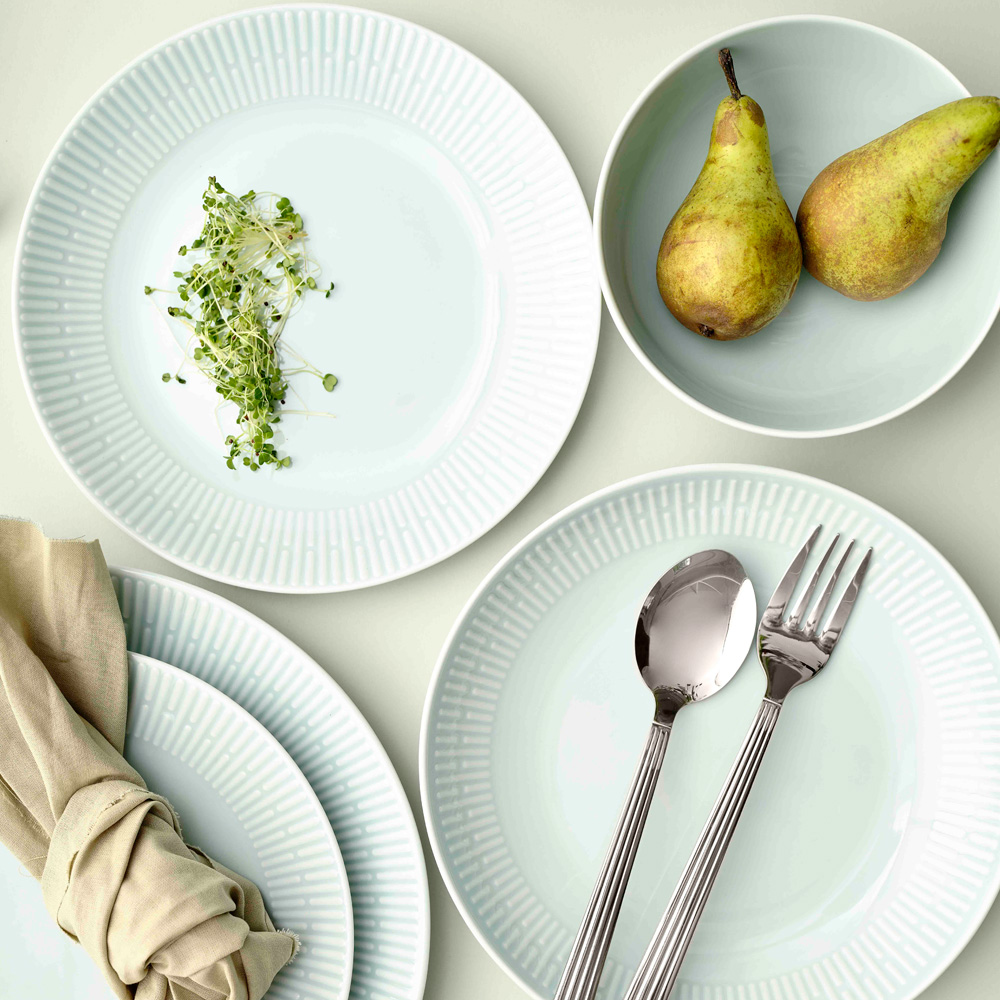 Aida Relief tallerken 27 cm lys grønn