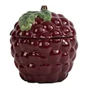 Grape Skål med lock 10 cm Vinröd