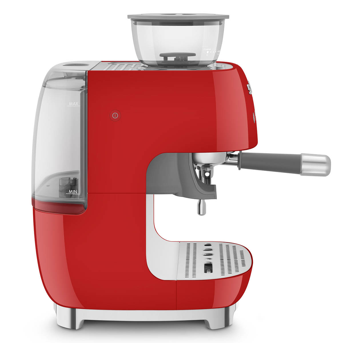 Smeg Smeg manuell espressomaskin med kvarn EGF03 röd