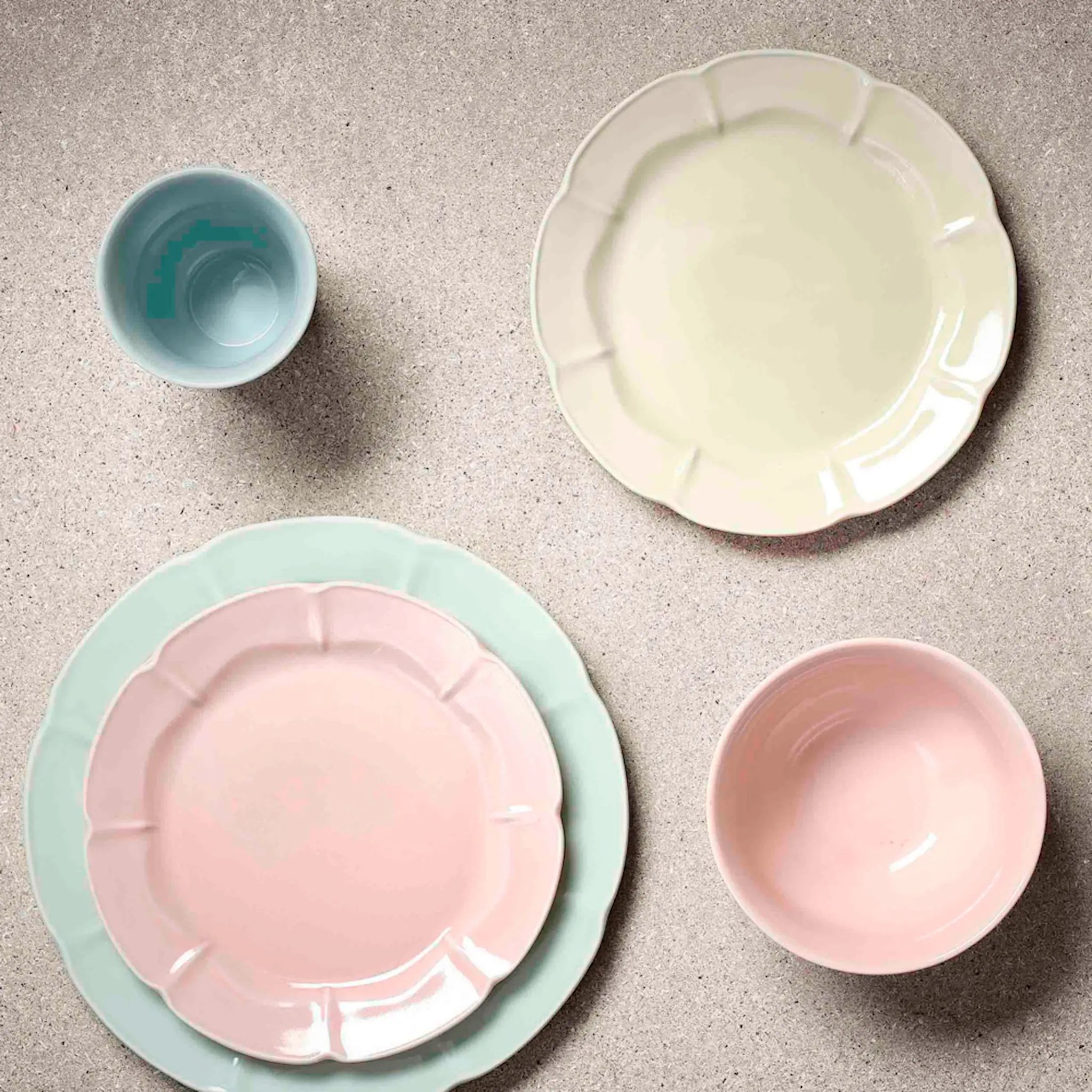 Aida Søholm Solvej Tallrik 22 cm Creamy sand