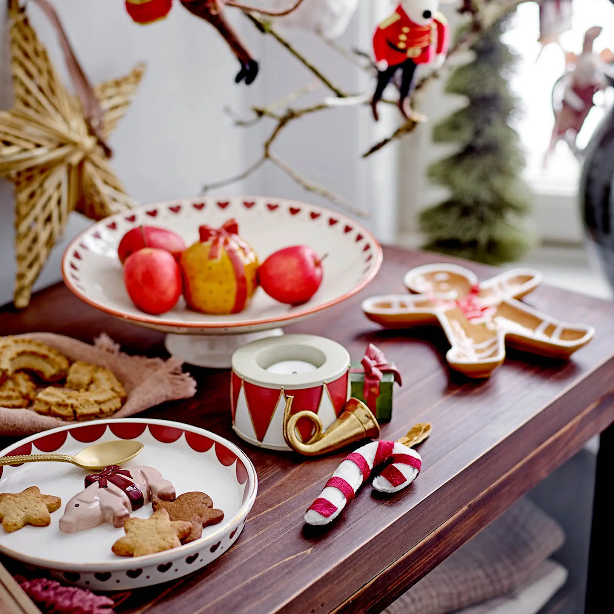 Bloomingville Ginnie serveringsfat 18x16 cm pepparkaksgubbe