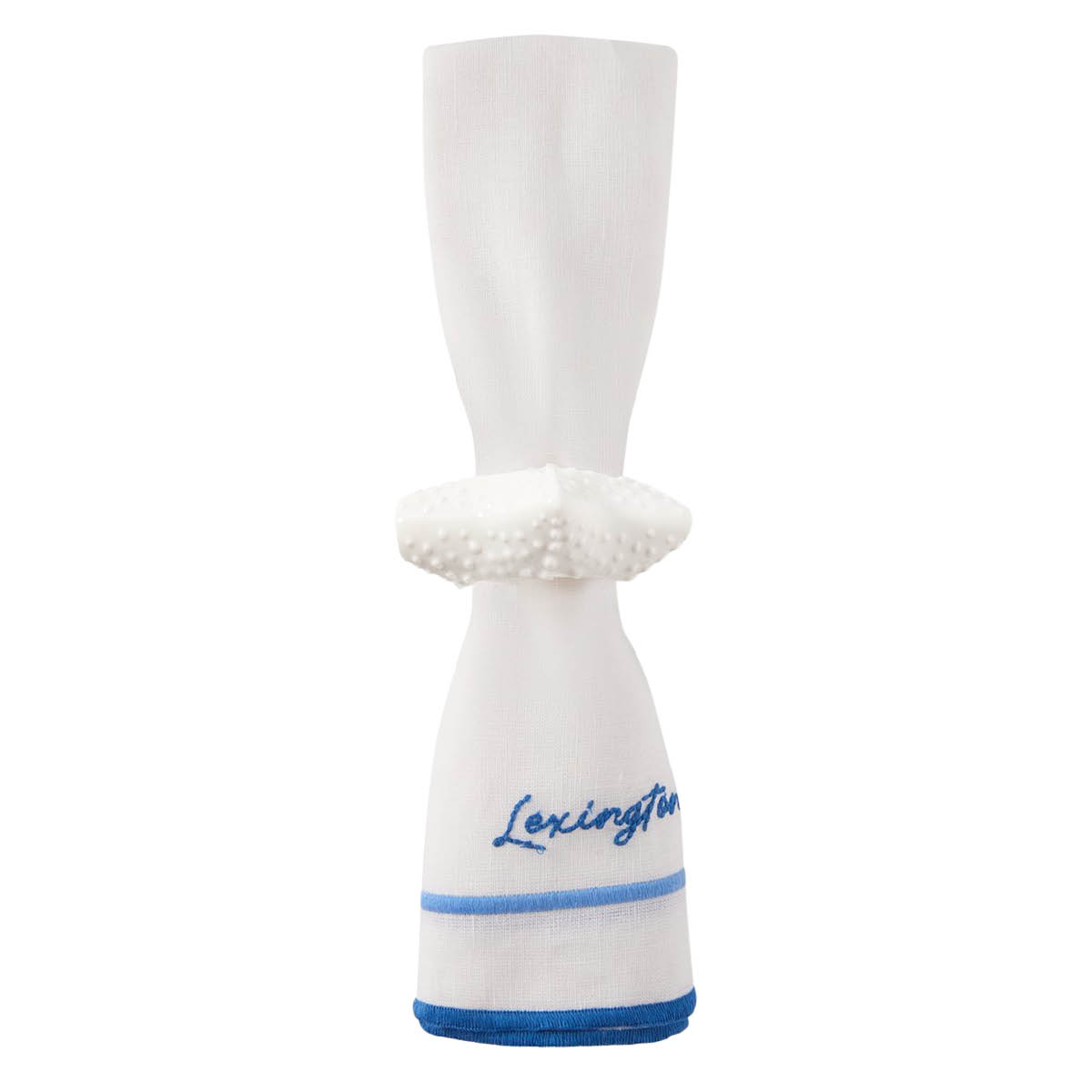 Lexington Sjöstjärna servettring 8x8 cm vit