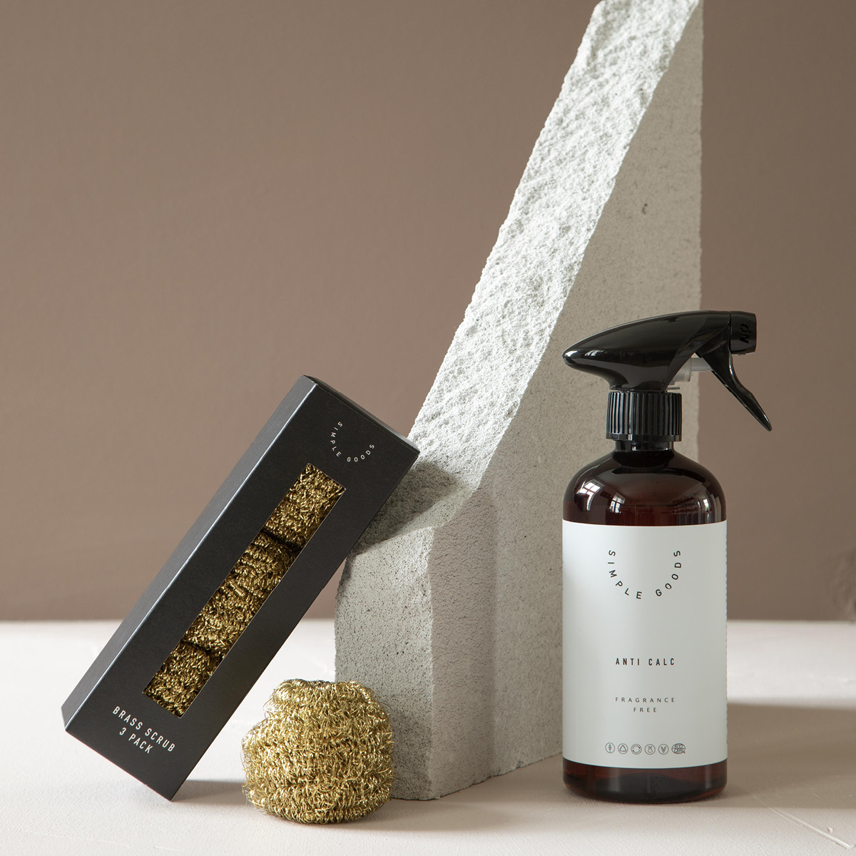 Simple Goods Brass Tiskiharja 7 cm 3 kpl Messinki