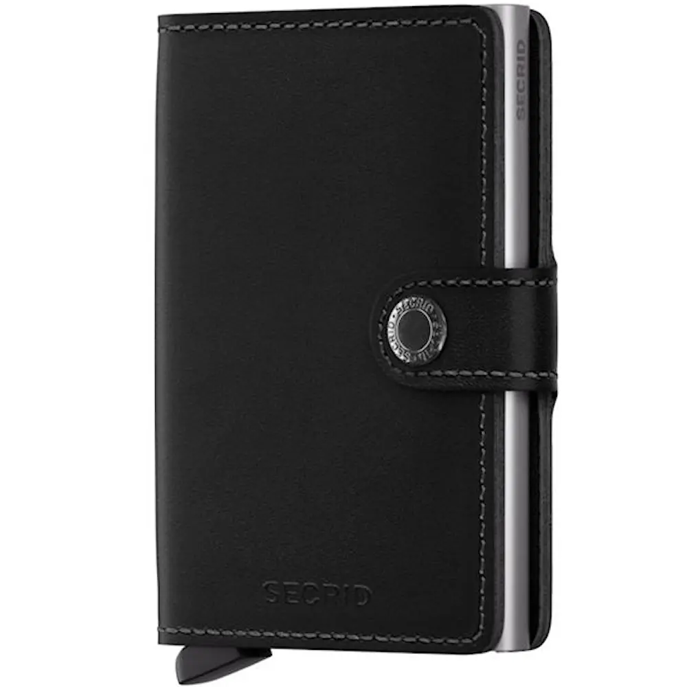 Miniwallet lommebok m/kortholder original svart