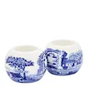 Blue Italian ljuslykta 2-pack blå/vit