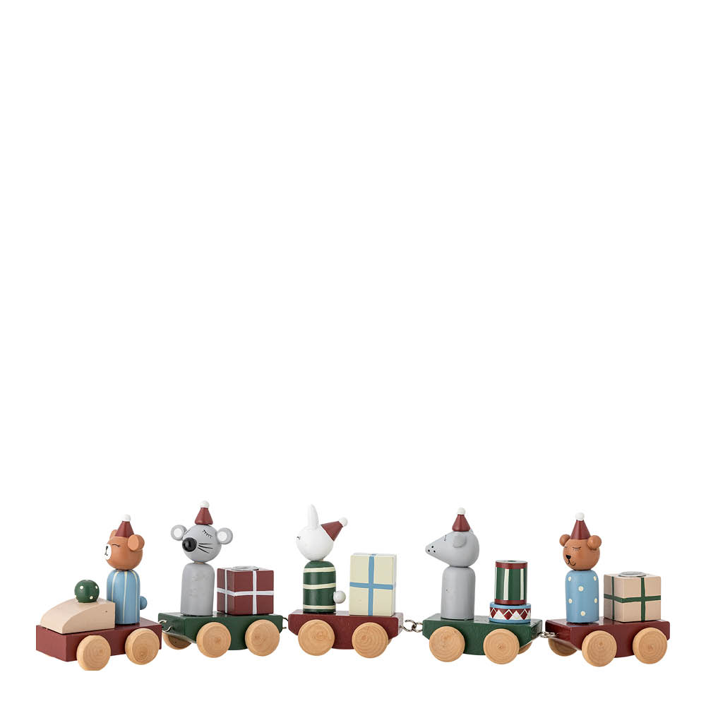 Bloomingville Junaid syntymäpäiväjuna 38 cm Happy Changes