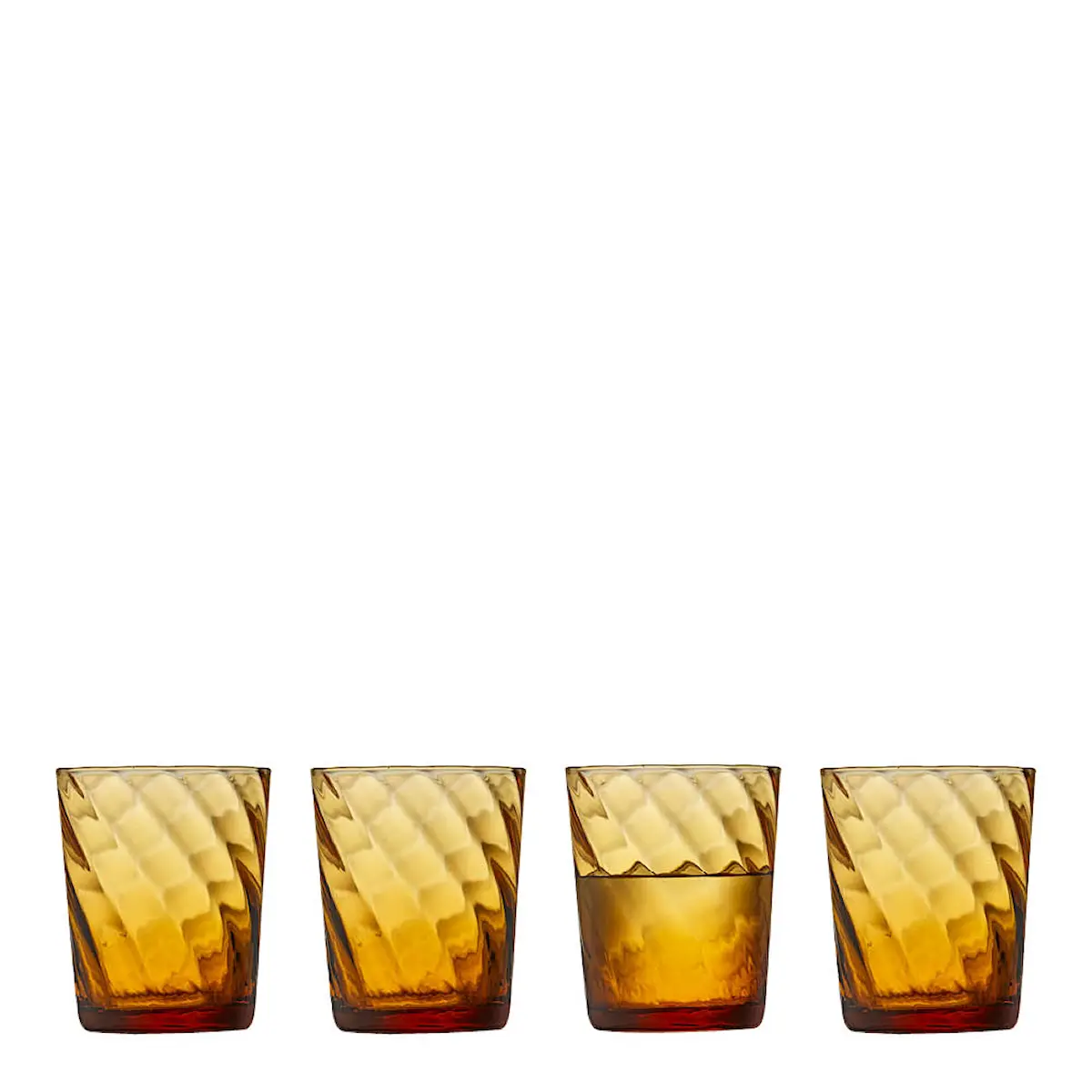Lyngby Glas Vienna Vattenglas 30 cl 4-pack Amber
