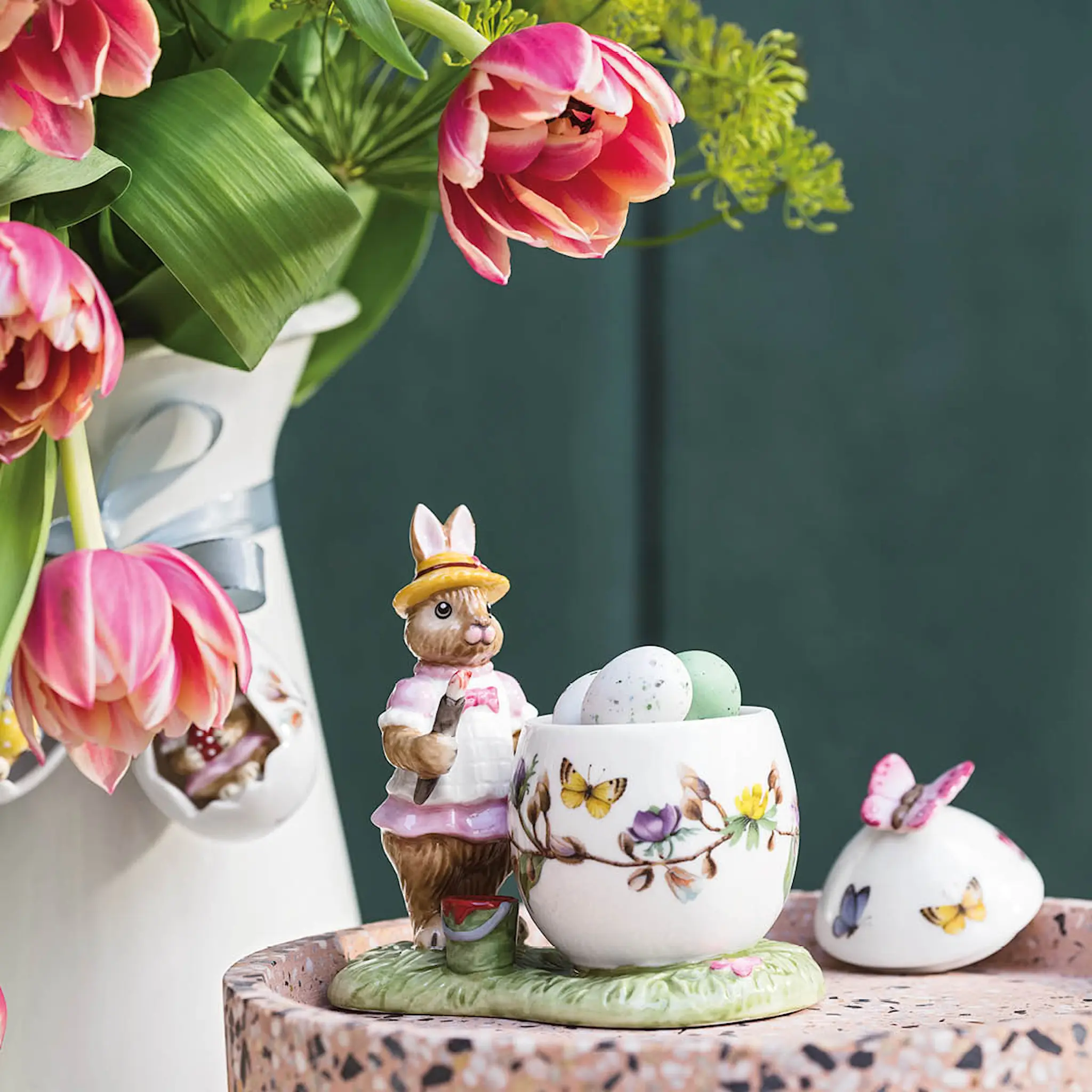 Villeroy & Boch Bunny Tales Anna påskägg liten burk 9 cl