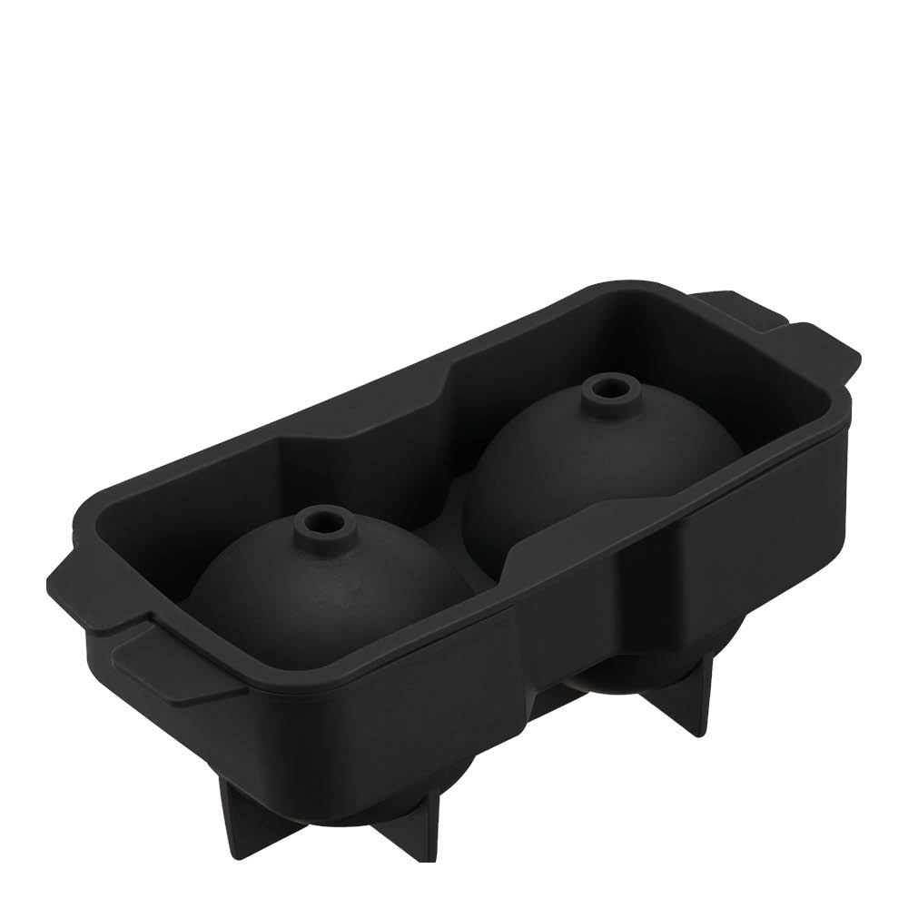 Innovine Isform för 2 iskulor 5,7 cm silikon svart