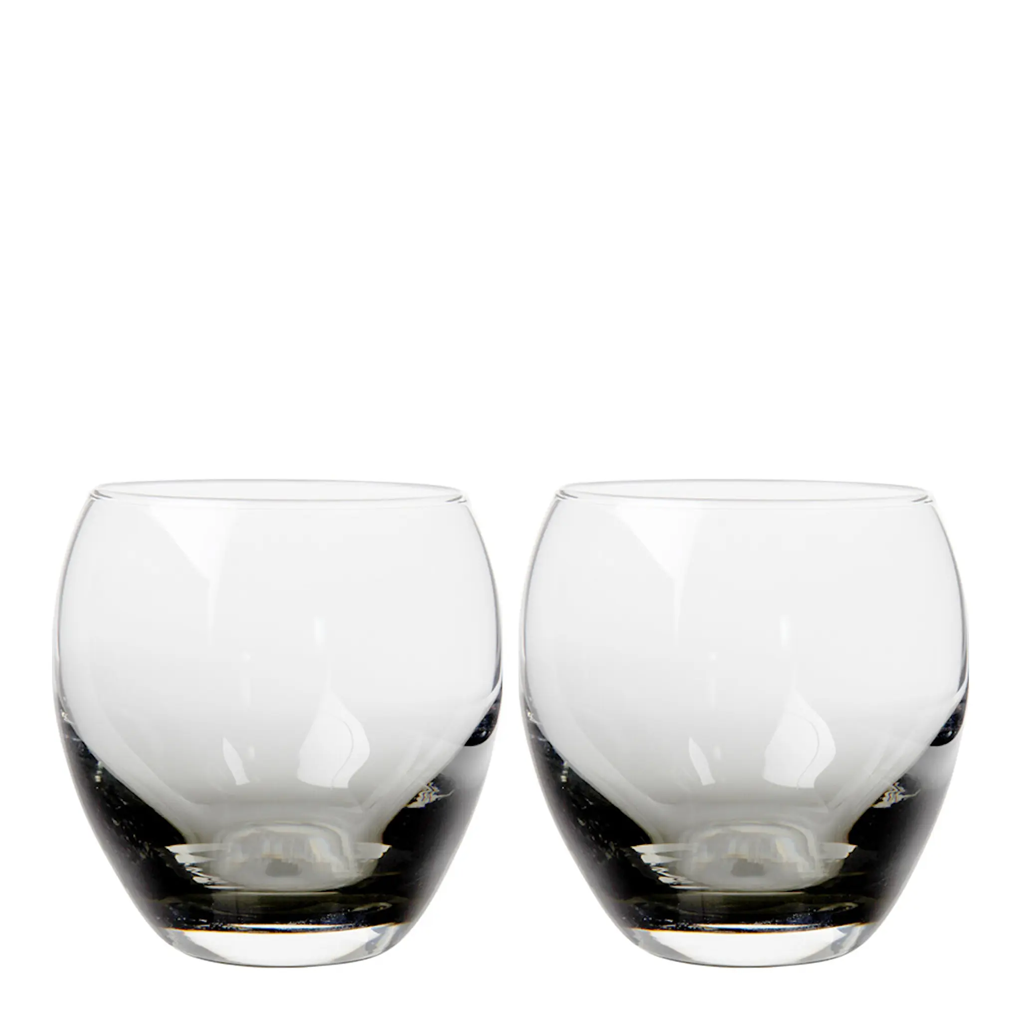 Denby Halo/Praline Liten Tumbler 39 cl 2-Pack Svart/Klar