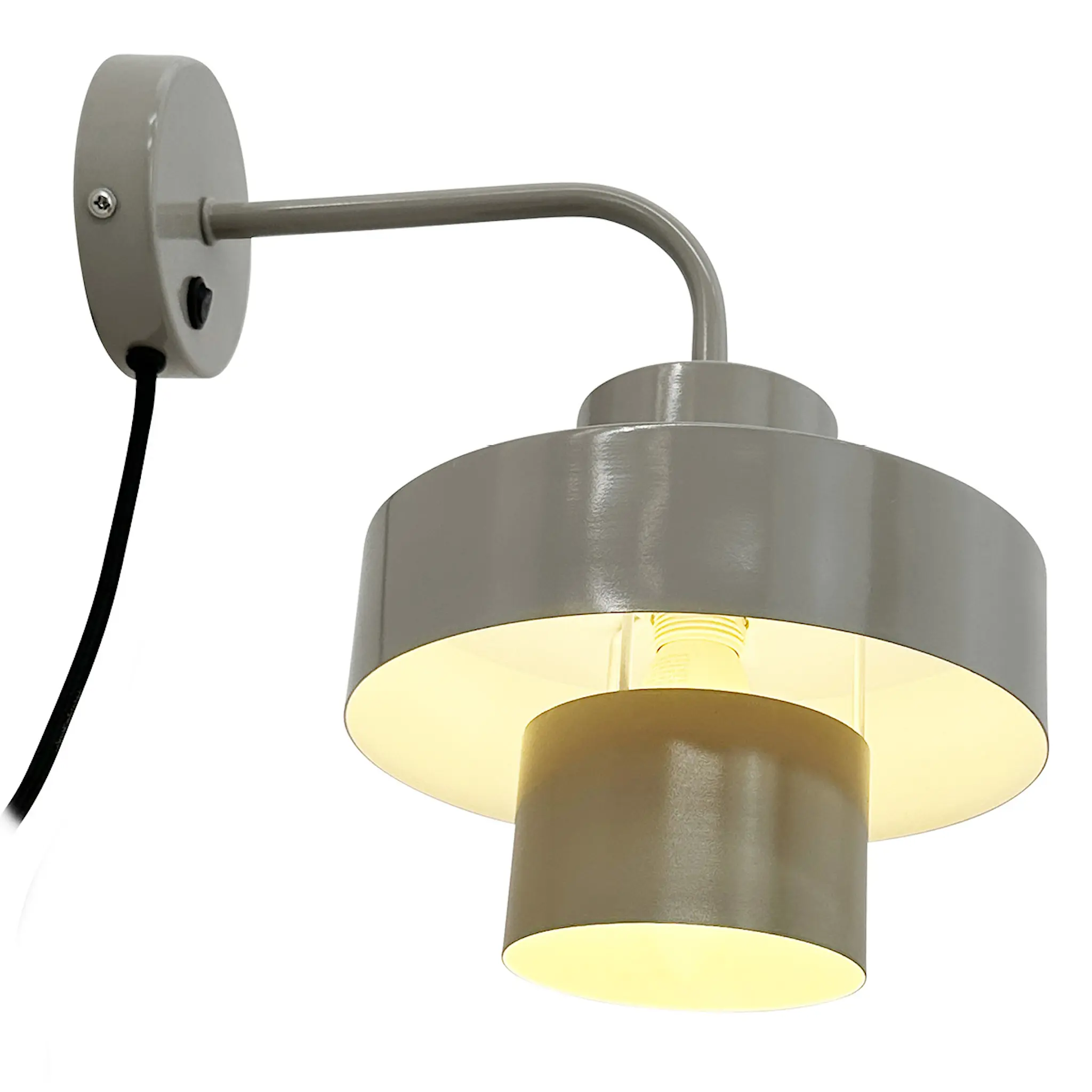 Dyberg Larsen Stoke vägglampa 29 cm varmgrå