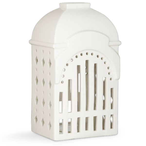 Kähler Urbania lyshus tivoli 18 cm hvit