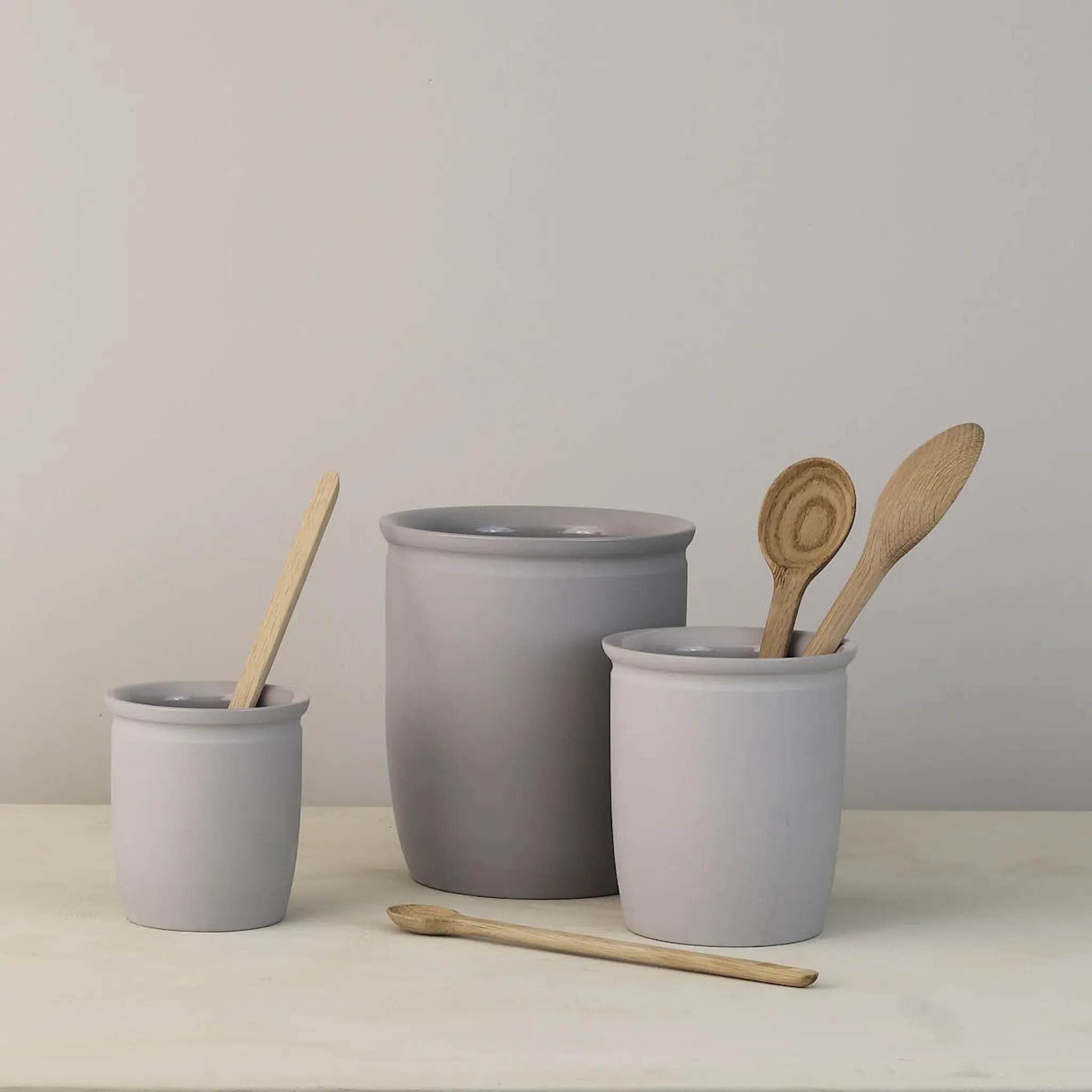 Knabstrup Keramik Knabstrup Säilytin 0,5 L Harmaa