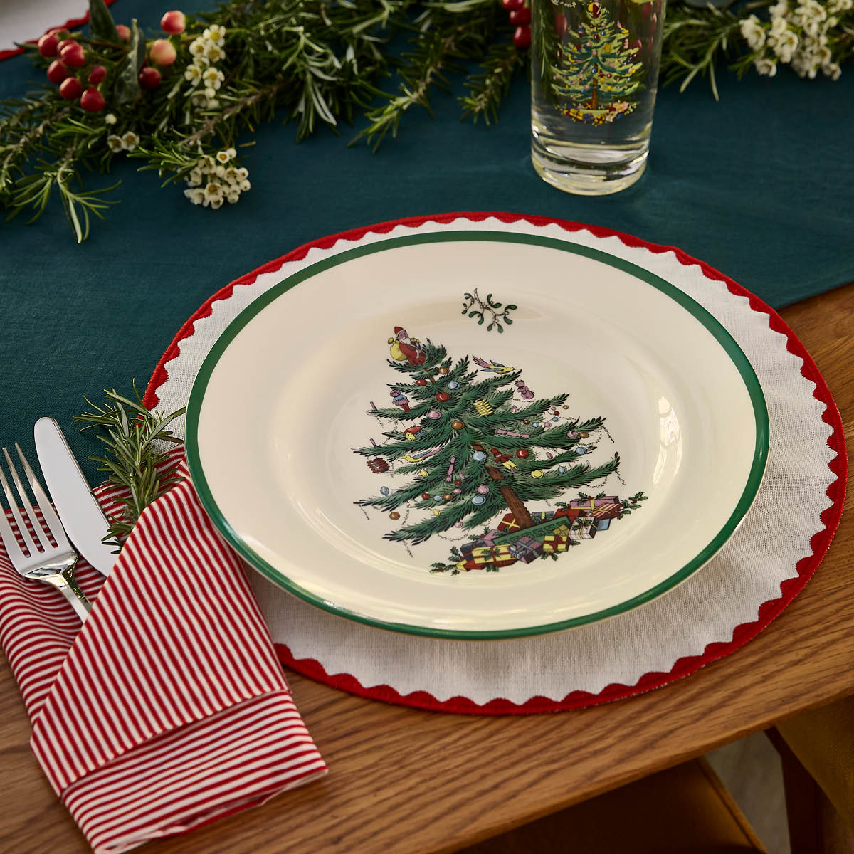 Spode Christmas Tree tallrik 27 cm