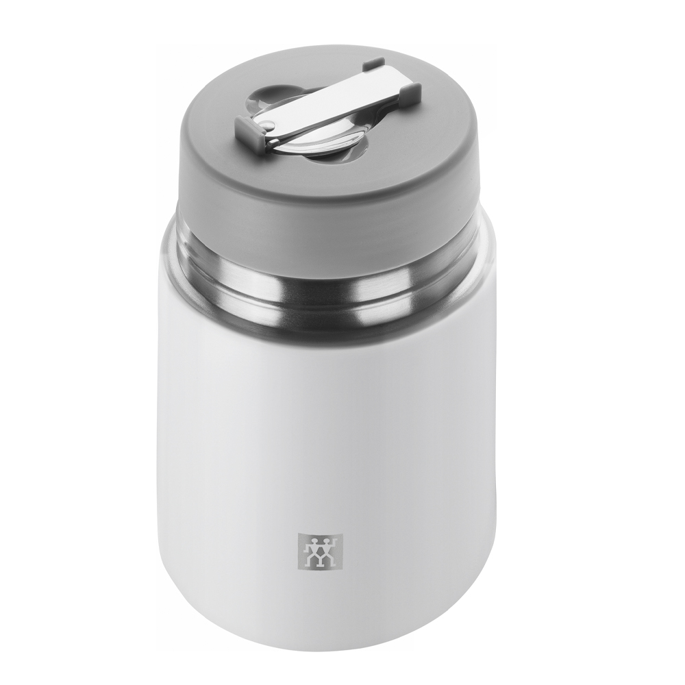 Zwilling Thermo Mattermos med Sked 0,7 L Silver/Vit