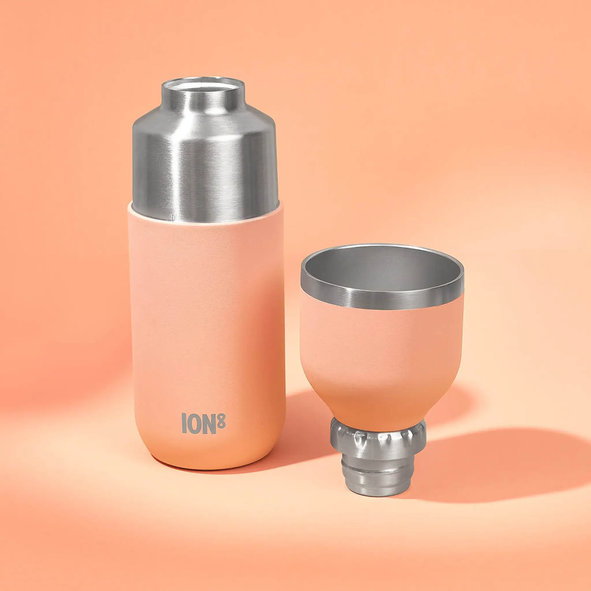 ION8 Luma termosflaska med kopp 0,7 L coral