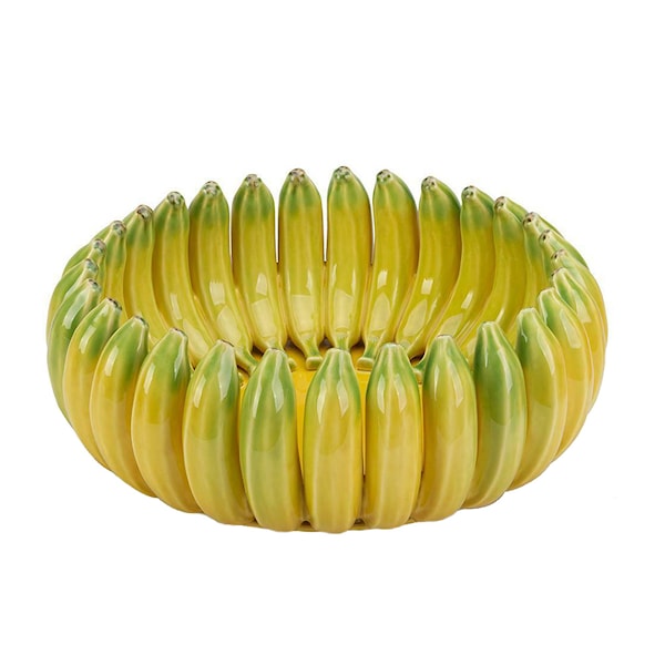 Banana Madeira skål 38 cm gul