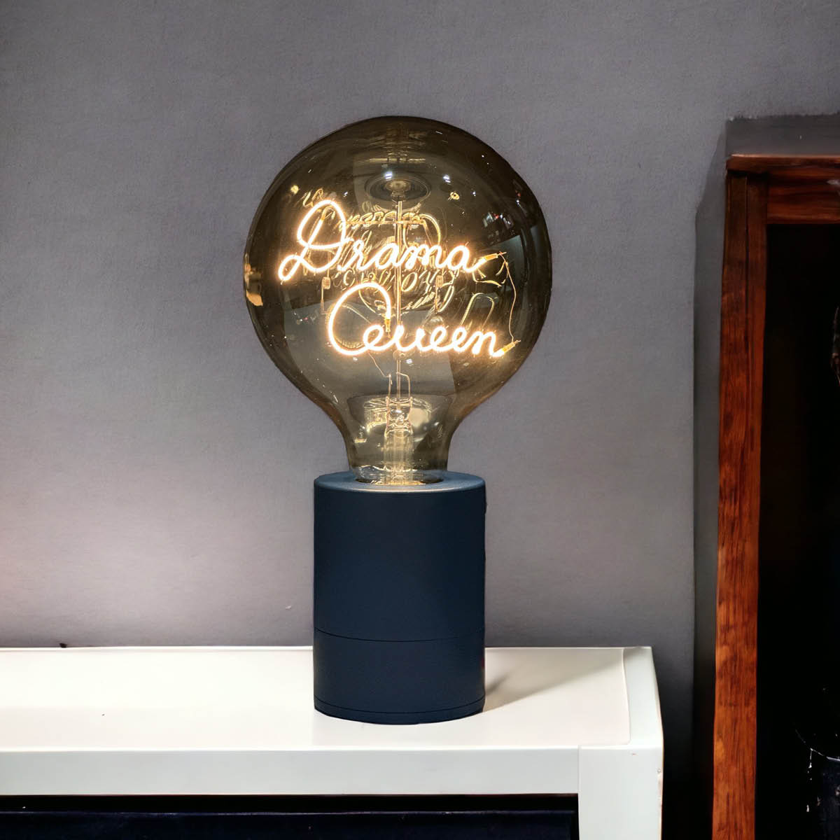 Elements Lighting MITB glödlampa LED 17 cm Drama Queen bärnsten
