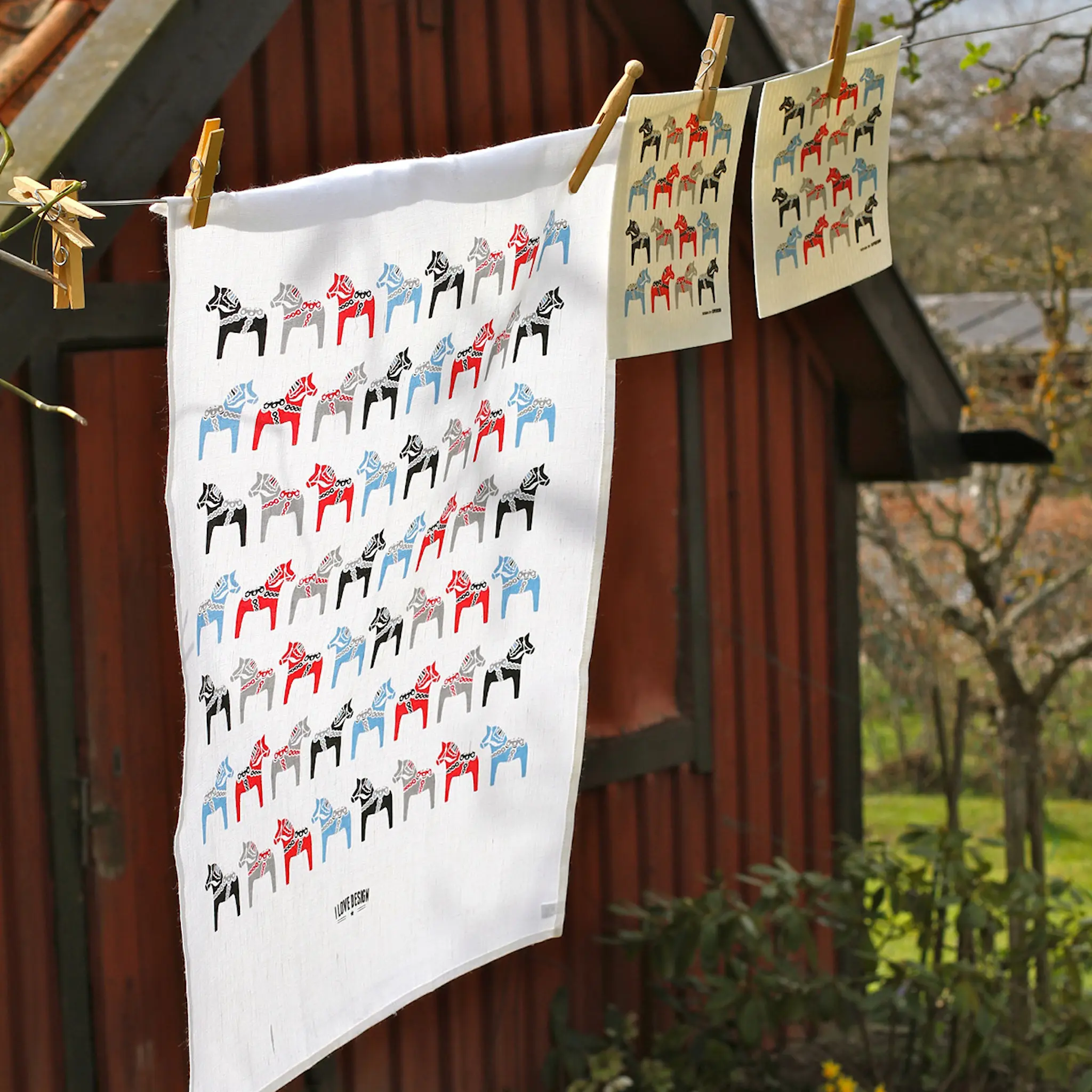 Citronelles Dala Keittiöpyyhe 50x70 cm Monivärinen