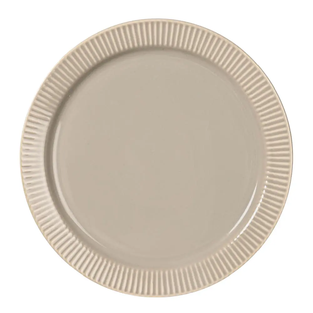 Inka asjett 17 cm beige