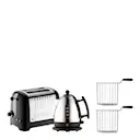 Gåvoset vattenkokare 1 L & brödrost 2 skivor svart