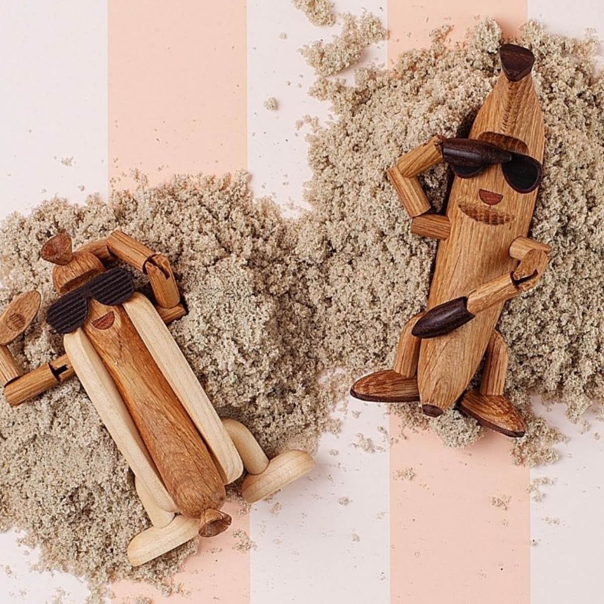 Spring Copenhagen Woodies Harry Hot Dog träddekoration 11 cm ek