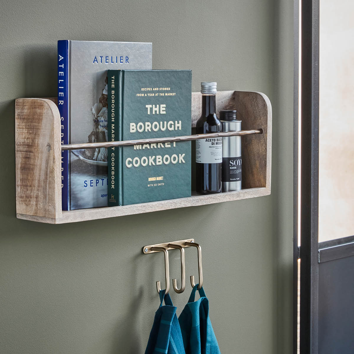 House Doctor Hylle Maga 60x10x21 cm natur