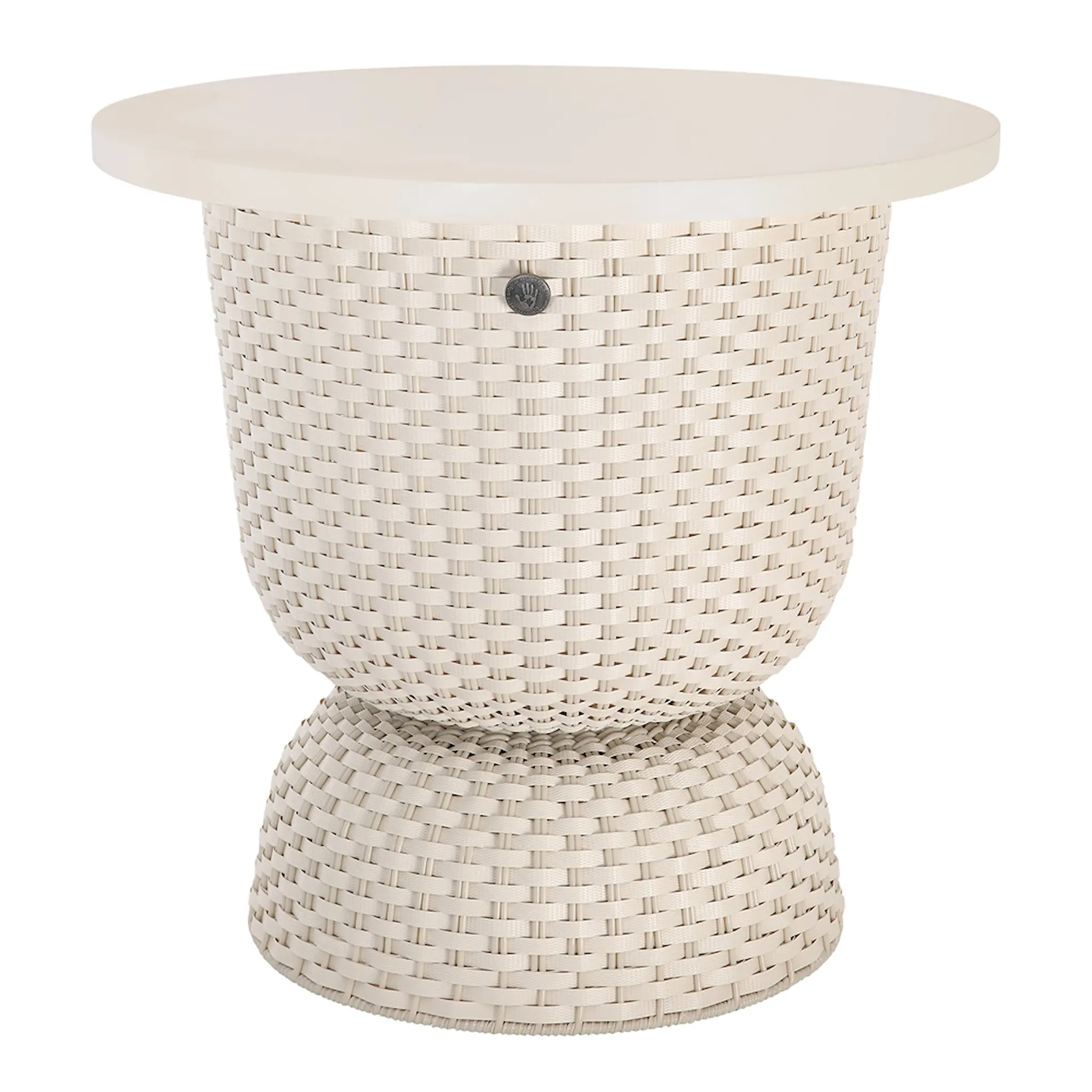 Handed By Twist bord med oppbevaring 44x43 cm champagne