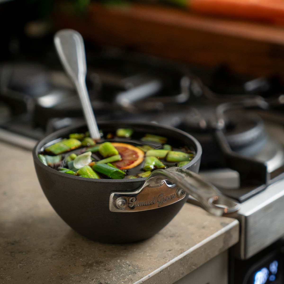 Samuel Groves Carbon Steel minikasserolle i karbonstål 12 cm 0,3L