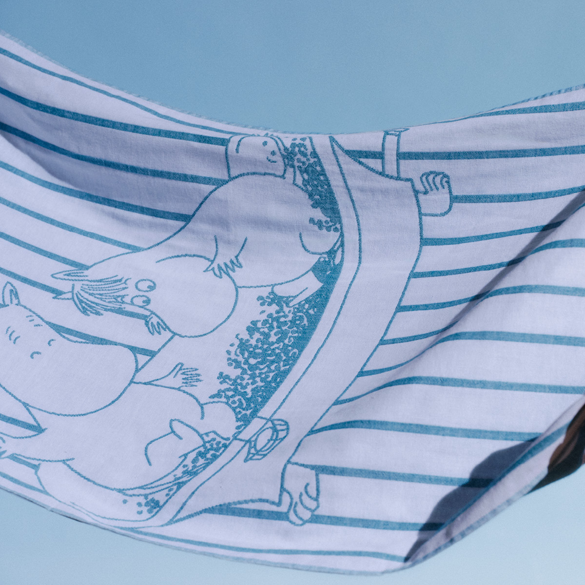 Moomin Arabia Mummi hamam håndkle 80x150 cm grønn