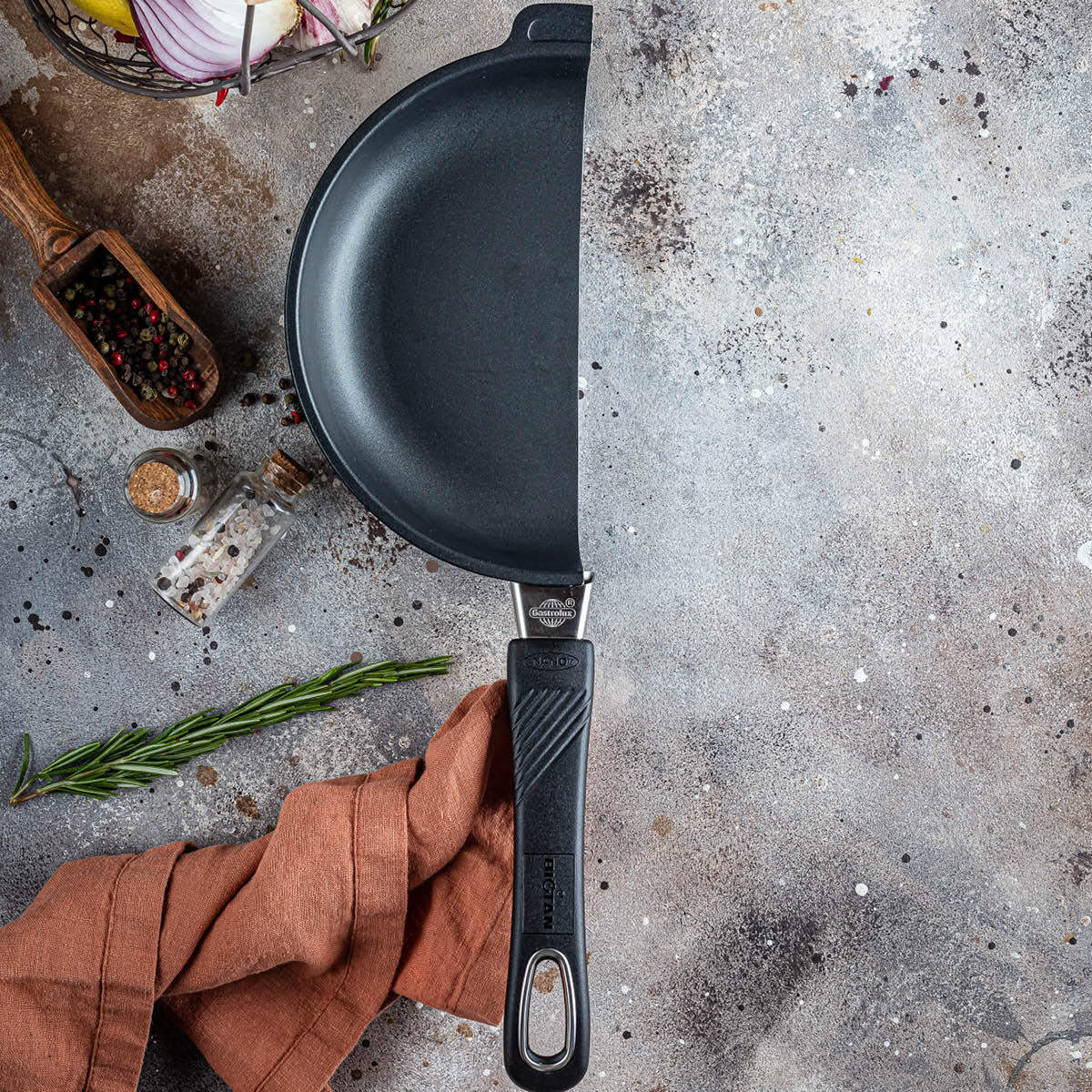 Gastrolux Stekepanne 32 cm svart/svart