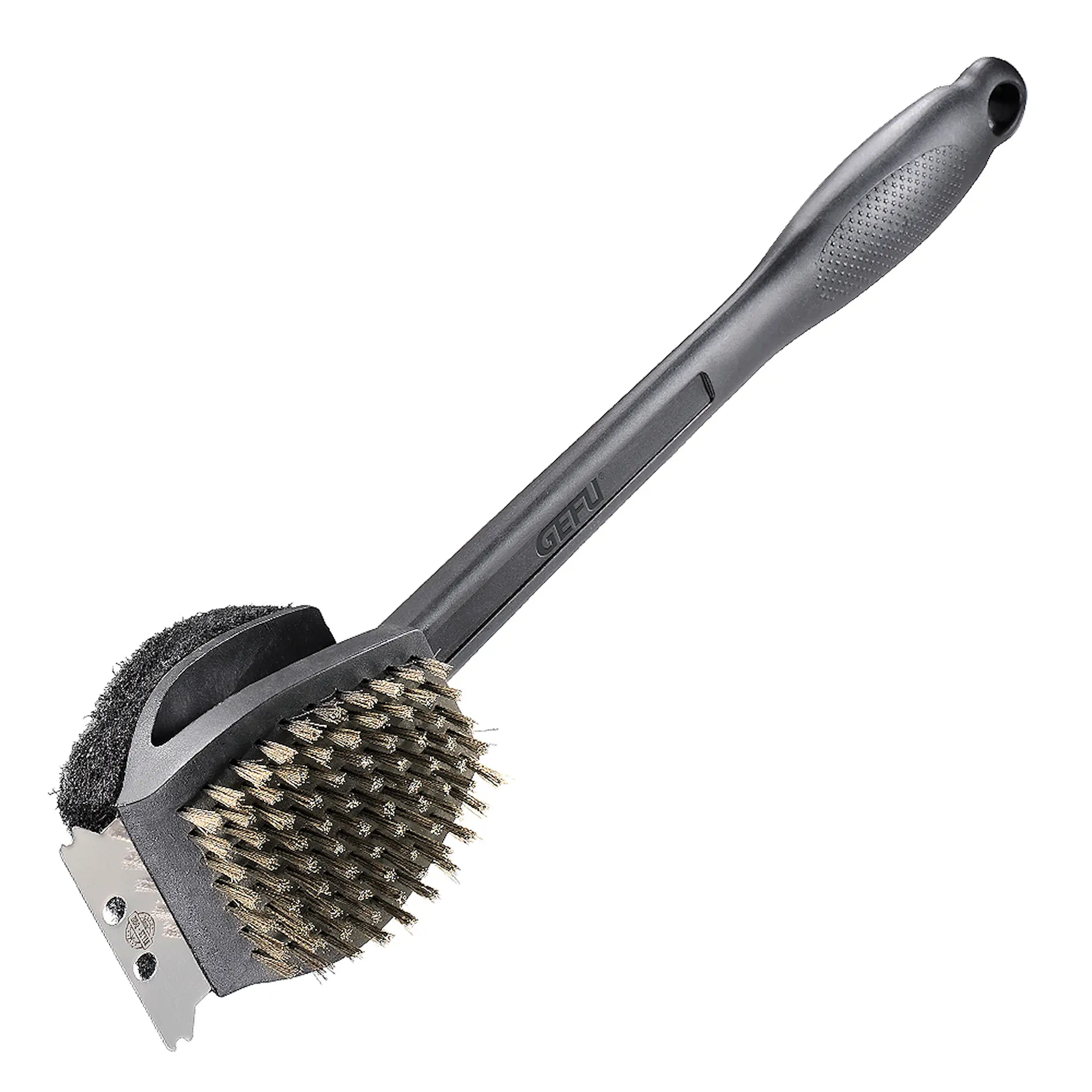 Gefu BBQ 3-i-1 grillborste 38,5 cm svart