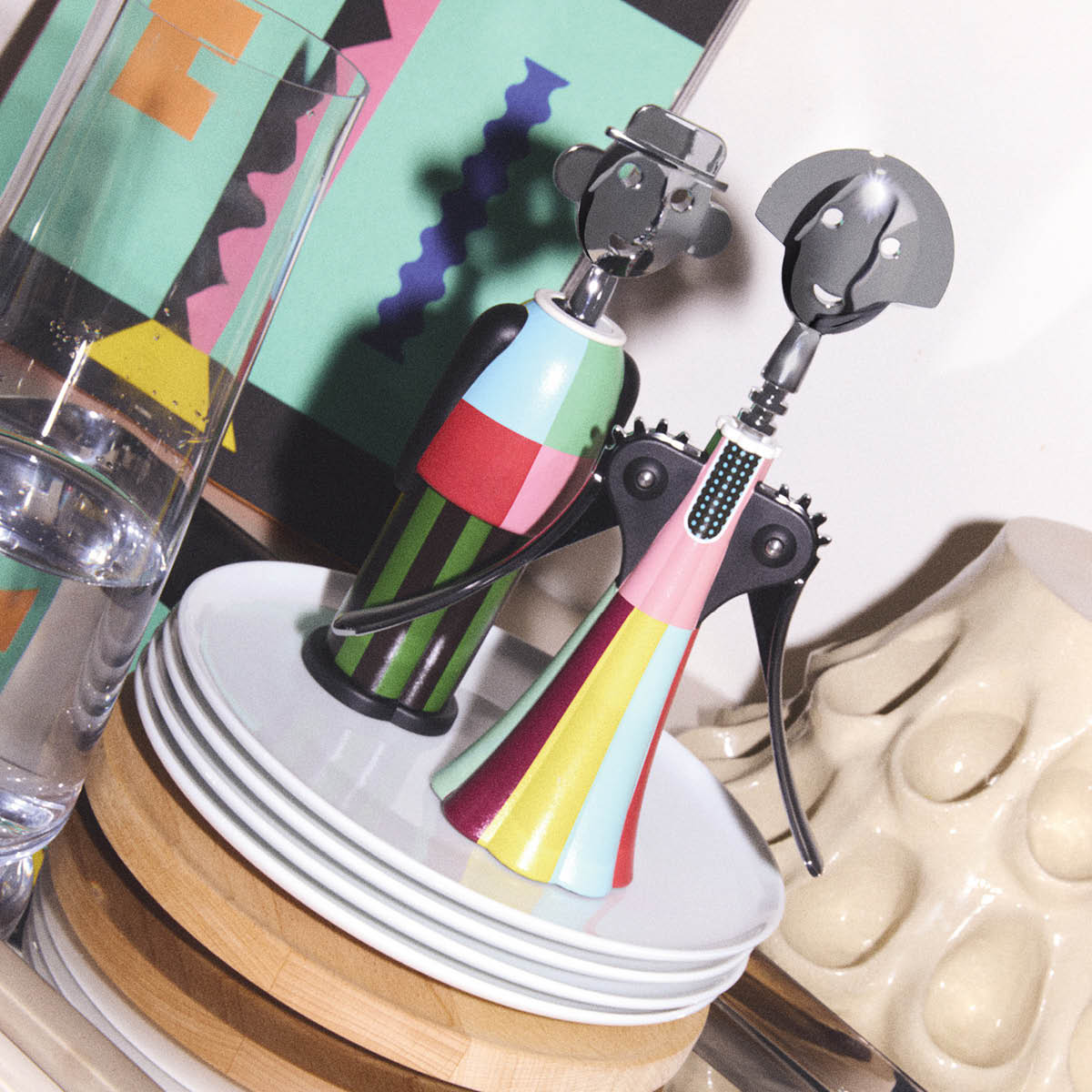 Alessi Alessandro M Korkkiruuvi 21 cm Monivärinen