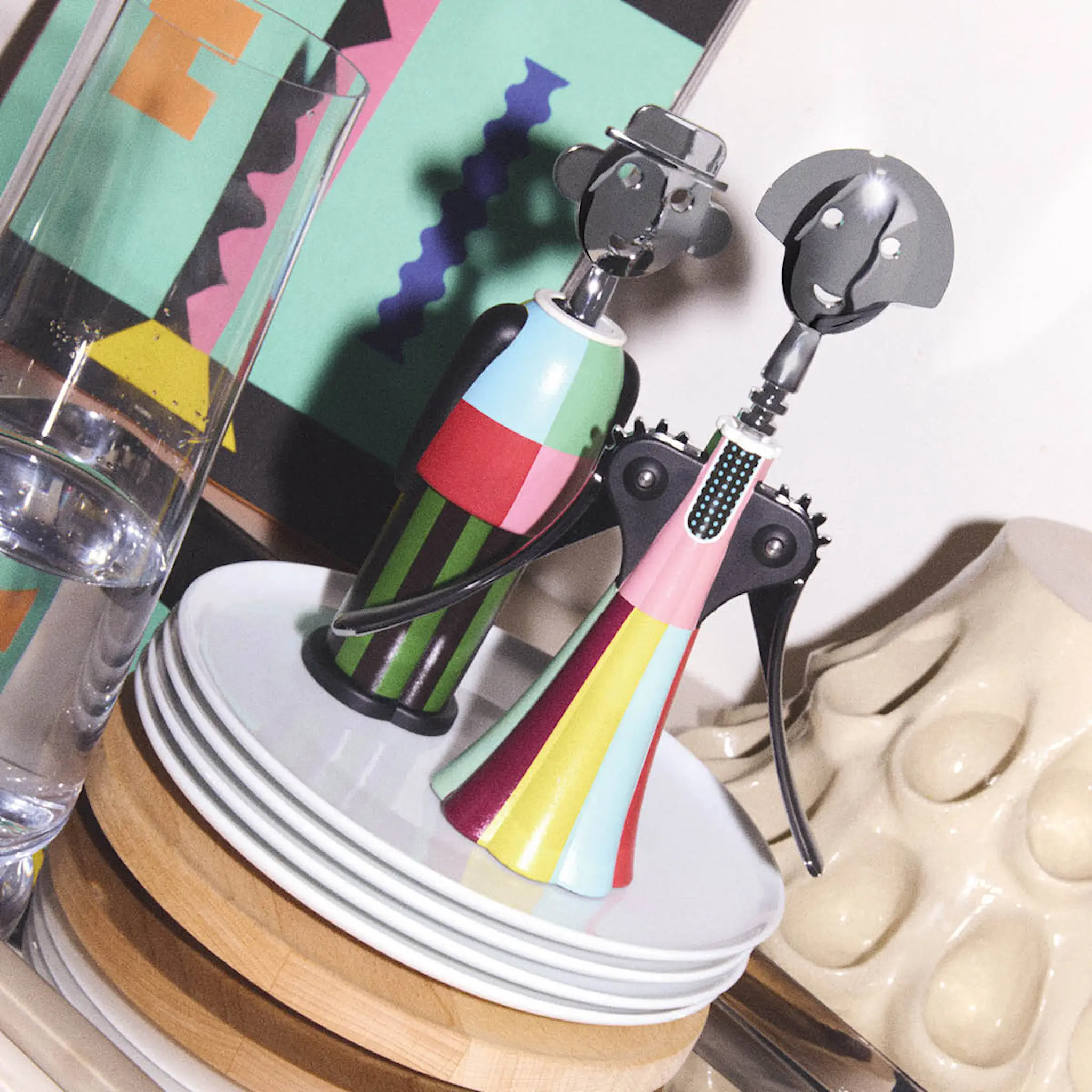 Alessi Alessandro M Korkkiruuvi 21 cm Monivärinen