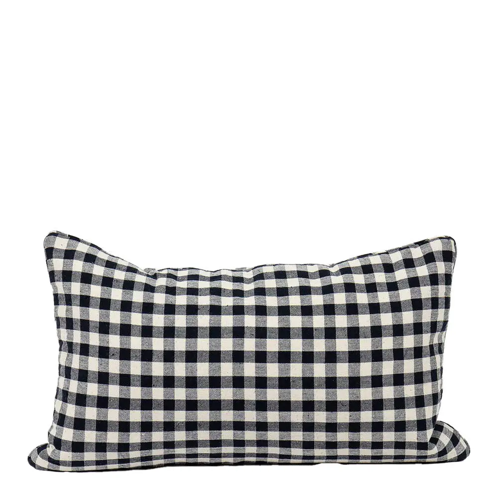 Eco Hugo Tyynynpäällinen 30x50 cm Musta/Valkoinen