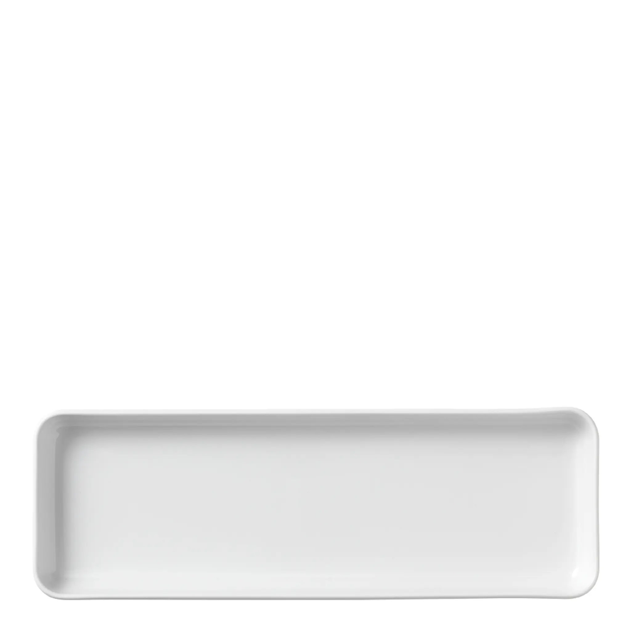 Royal Copenhagen White Fluted Fat 36x12,5 cm rektangulärt