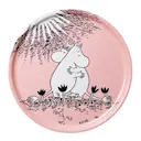 Mumin serveringsbricka 35 cm Kärlek rosa