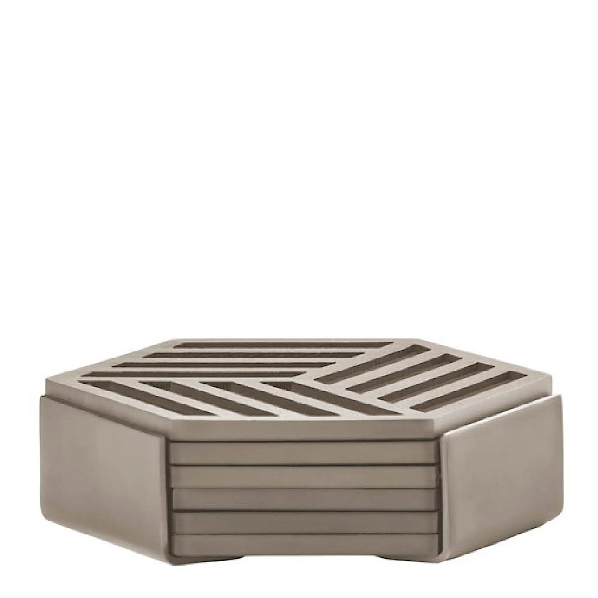 Zone Denmark Hexagon glasunderlägg 6-pack taupe