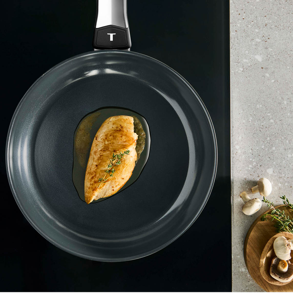 Tefal Emotion Plus Flavors SS paistinpannu 28 cm keraaminen
