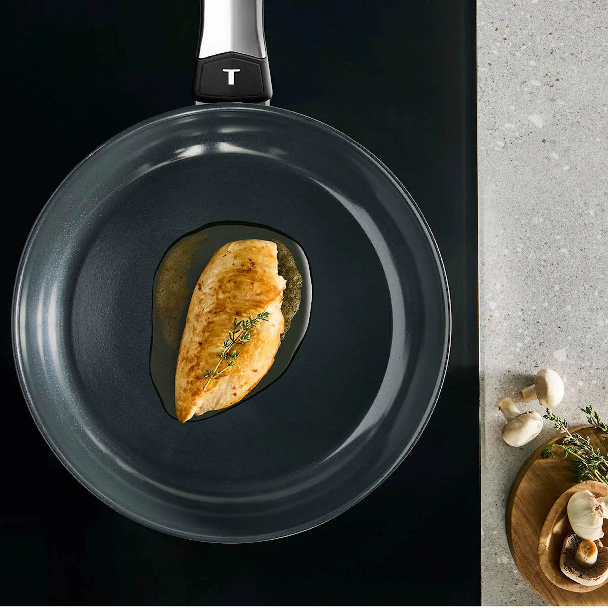 Tefal Emotion Plus Flavors SS paistinpannu 28 cm keraaminen