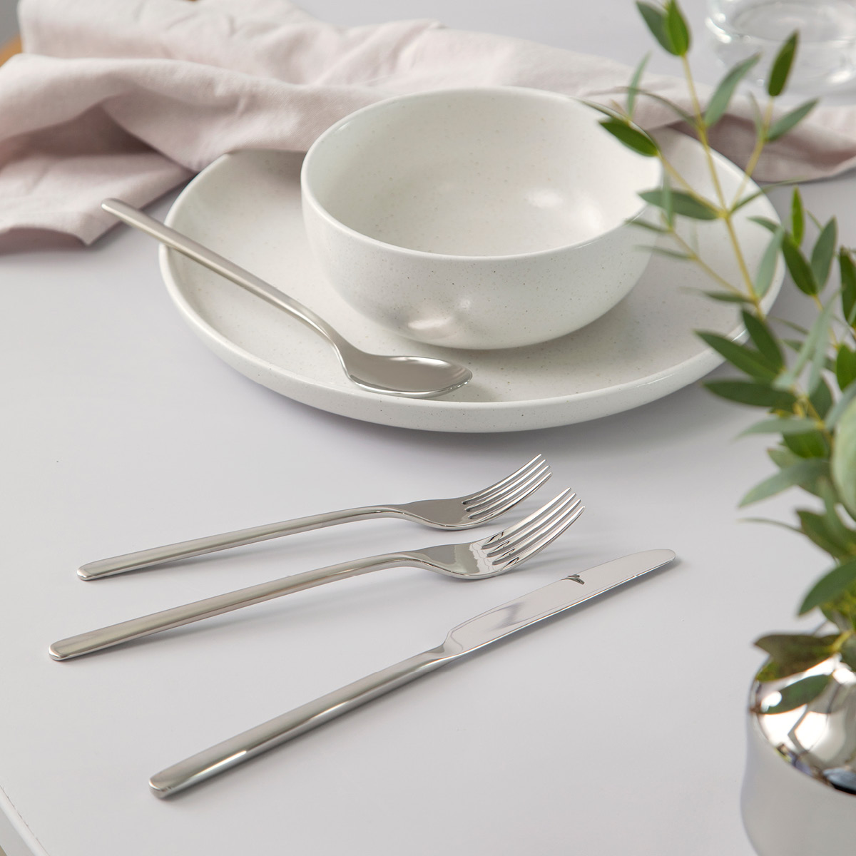 Gense Still lunchgaffel 18,8 cm matt/polerat stål